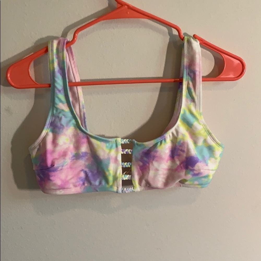 Multi color bikini top